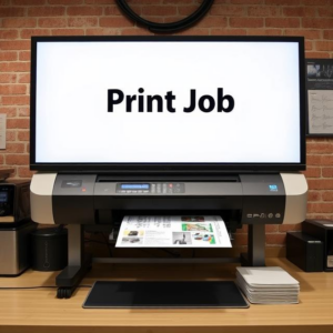 Print Job - one choice screen
